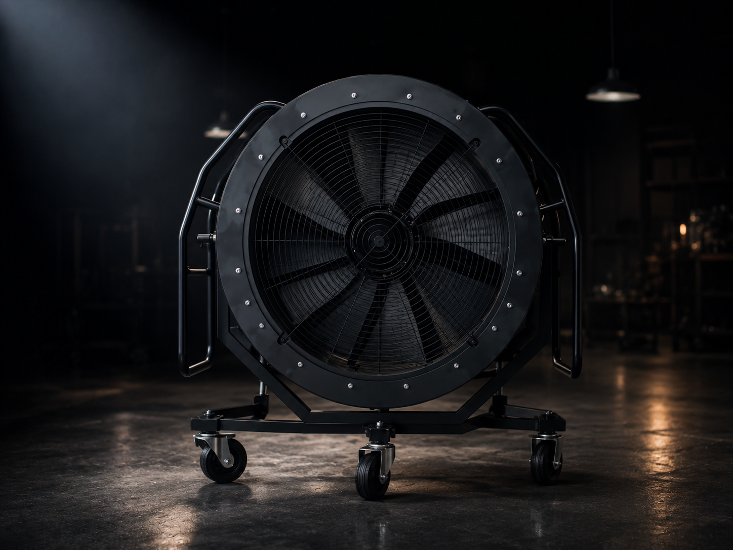 Ventiladores para efectos de viento en producción virtual