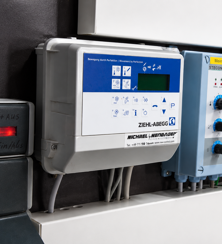 Control moderno de ventilación para una granja