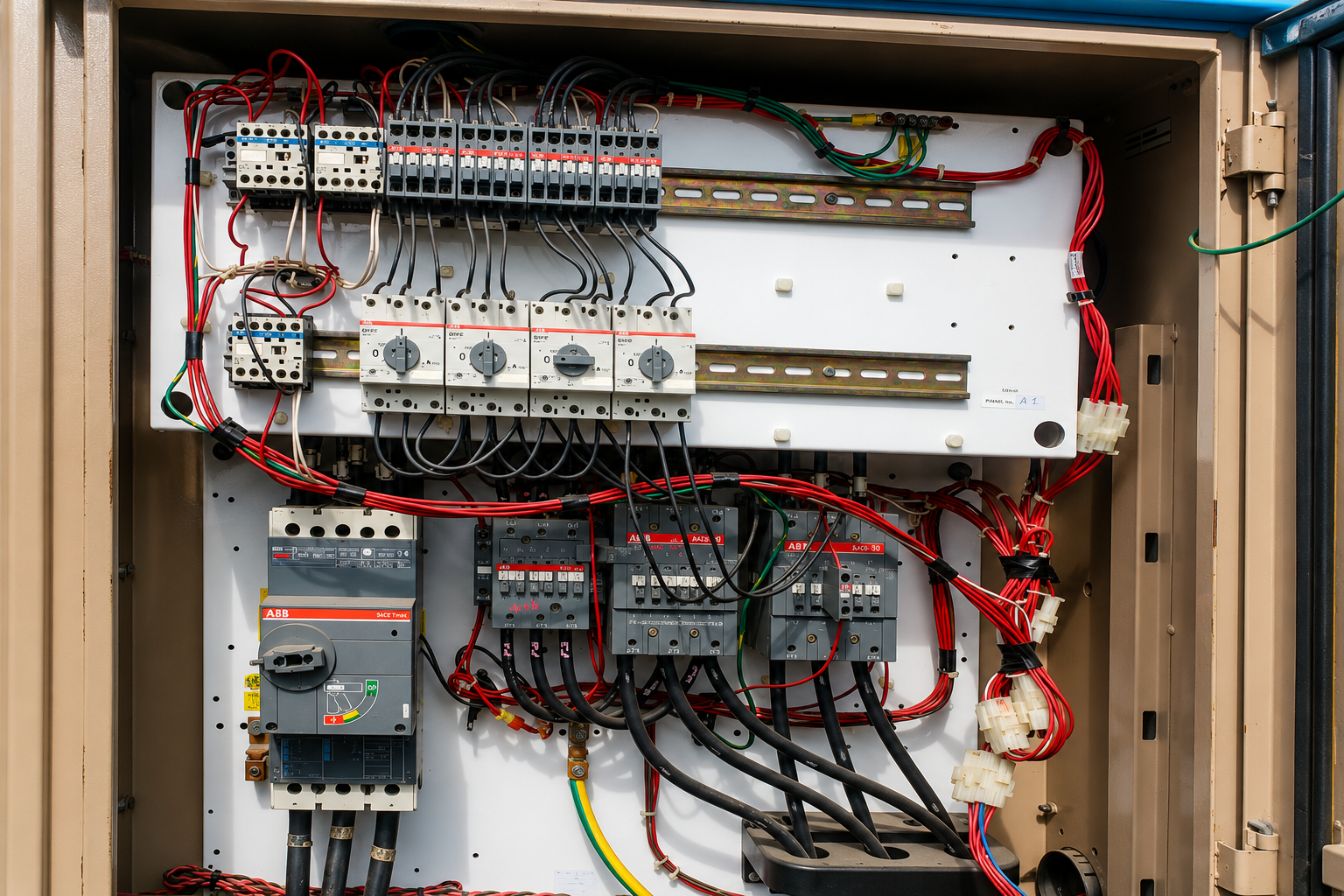 Tablero eléctrico del chiller