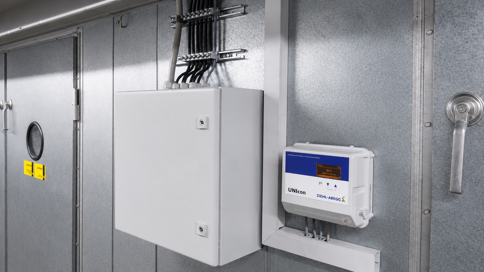 Controlador local instalado en una unidad manejadora