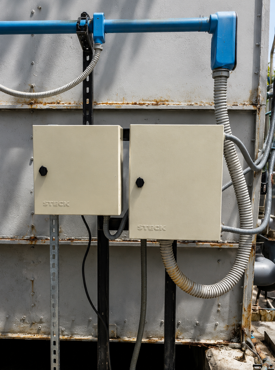 Gabinetes de control del retrofit de torre de enfriamiento