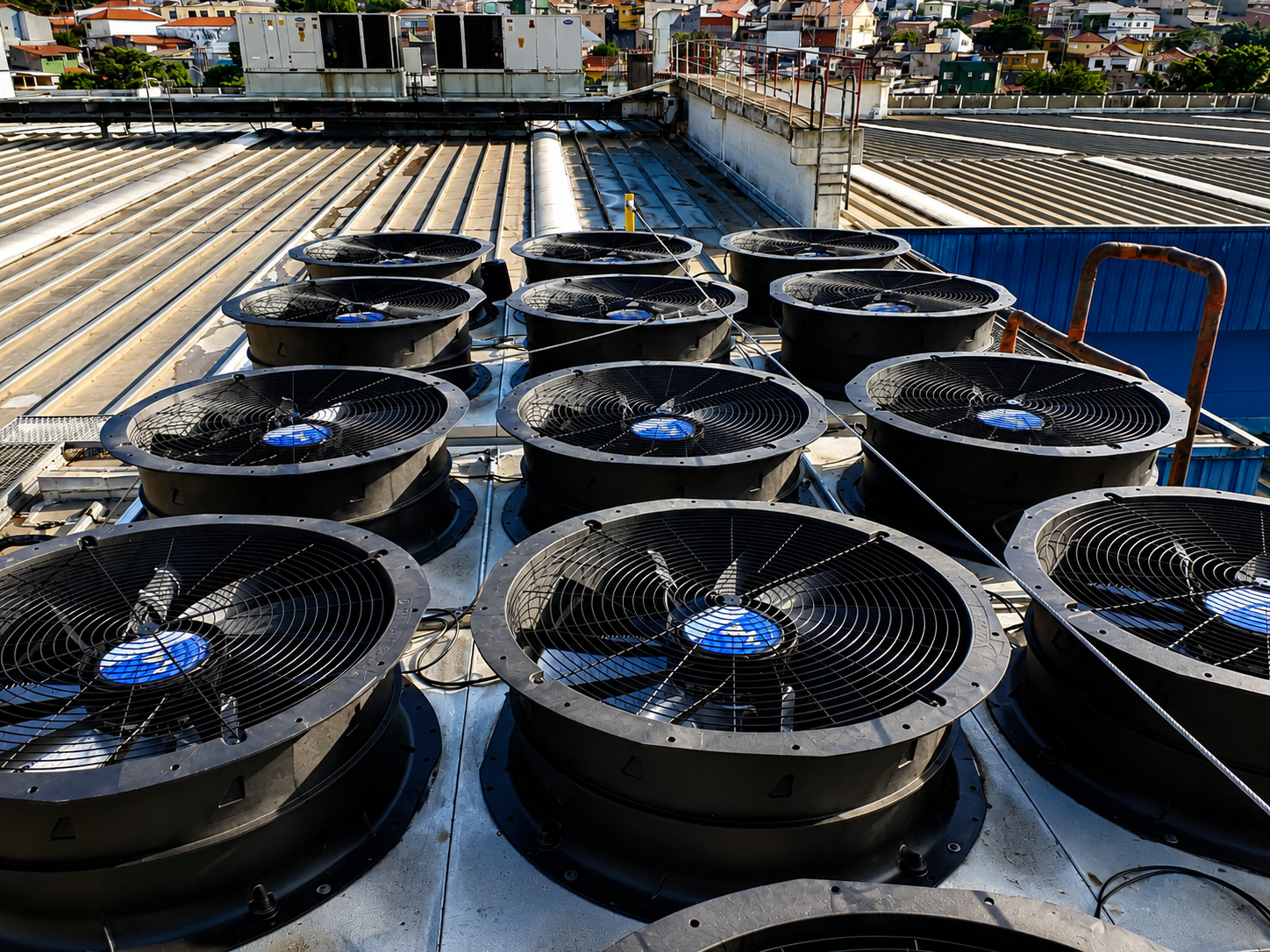 Conversión a arreglo múltiple de ventiladores