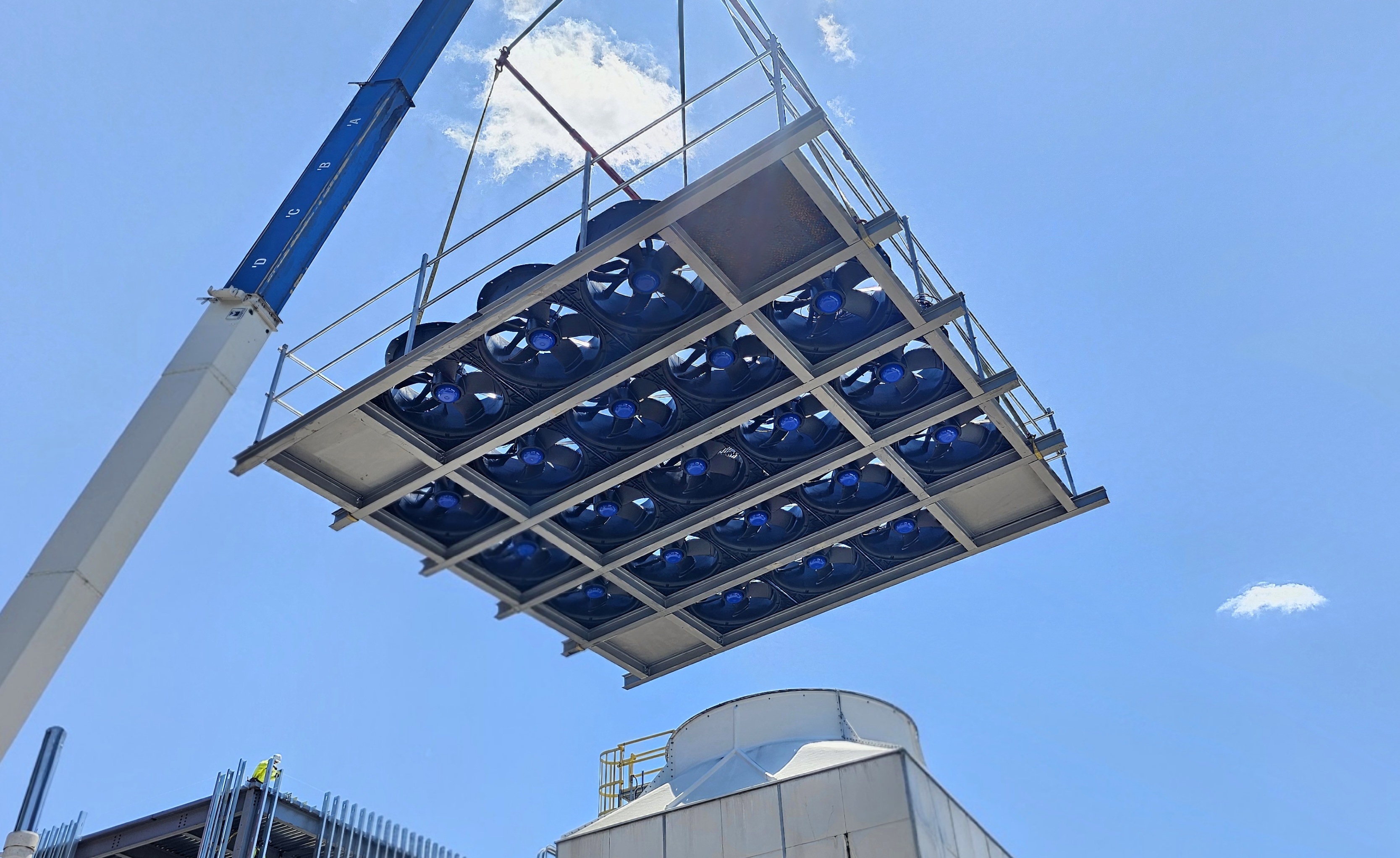 Conversión a arreglo múltiple de ventiladores