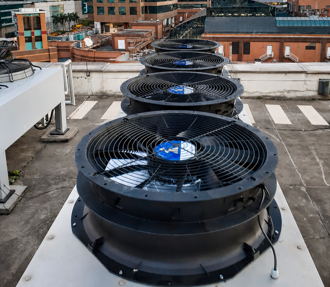 Ventiladores EC en unidades condensadoras