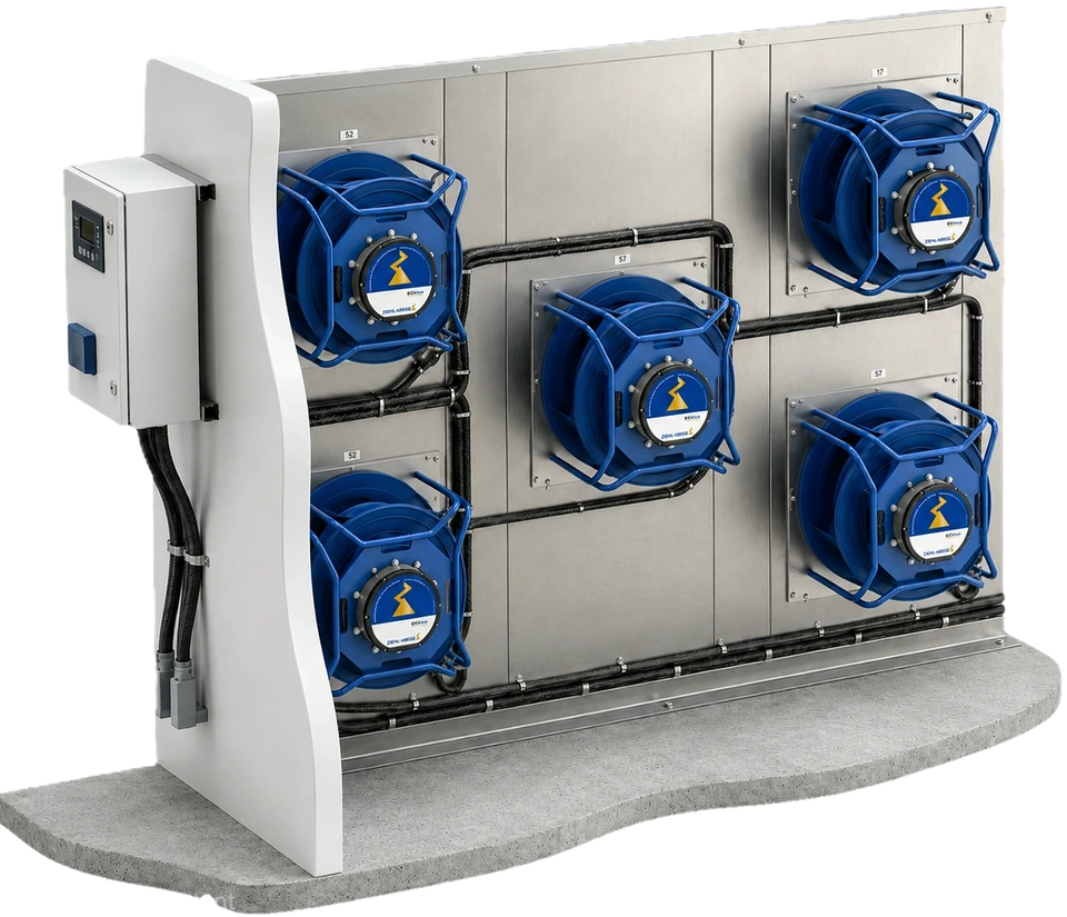 Sistema EC-Vent con ventiladores EC instalados en paralelo